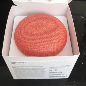 NIB Google Home Mini - Coral